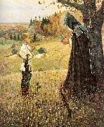 Nesterov, Mikhail The Vision to the Boy Bartholomew Spain oil painting artist